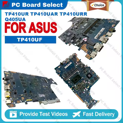 TP410UF With I3 I5 I7 CPU Mainboard For ASUS VivoBook Q405UA Flip 14 TP410UR TP410UAR TP410URR TP410