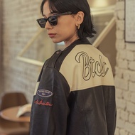 [Blackpink Jennie, Espa Giselle Jacket] BITTERCELLS Eco Leather Lacing Jacket-Black, Olive, Burgundy