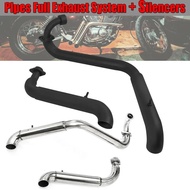 For Yamaha Virago XV535 XV 535 XV400 XV 400 All Years Exhaust Pipe Full Muffler Exhaust System Pipe+