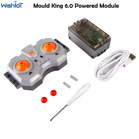 MOULD KING 6.0 Fast Speed Charging Powered Module 6 Channel APP Linear Motor Remote Control for Buil