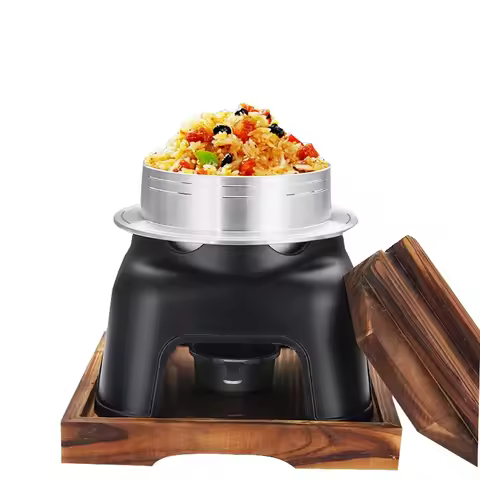 Household 220v Camping Outdoor Rice Cooking Food Cooker Japanese Style Rice Cooker Alcohol Stove Ort