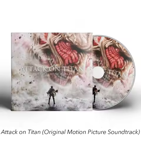 Anime ATTACK ON TITAN SEKAI NO OWARI Music CD Greatest Hits OST Album Cosplay Compact Disc Walkman P