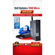 Dell OptiPlex 7040 Micro PC  ( Ci7 6th Gen  8GB DDR4  240GB SSD  Win 11 Pro  WiFi  Compact Desktop)