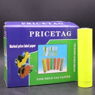 KEYiDE Price Tag Label Sticker Roll EOS5500, MX5500, 21x12mm, 10rolls x 500pcs Yellow