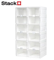 12-COMPARTMENT SHOEBOX CLAIRE 53X34X99CM