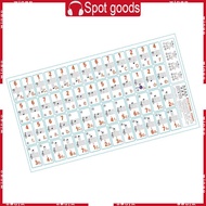 WIN Piano Key Labels 88 61 54 49 37 Keys Piano Keyboard Stickers Easy to Read and Apply