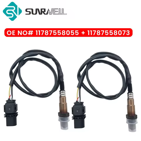 2PCS Oxygen O2 Sensor 11787558073 11787558055 Upstream Lambda For BMW 3 5 6 7 X1 130i 125i 323i 325i