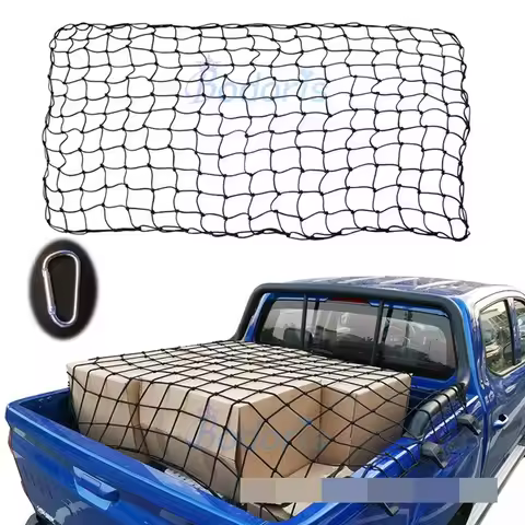 For Nissan NP300 Patral GR D21 D22 Pick up Trunk Luggage Storage Cargo Nylon Elastic Mesh Net Car Or