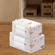 Lidu12 Fabric Storage Bag For Seasonal Clothing Bedding Storage Organizer for Bedding Blankets Zippe