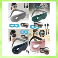 Eye Mask [3-in-1 & New for 2023] Hot Eye Mask, 3 Heating Modes, 7 Vibration Modes, Cool, Rechargeabl