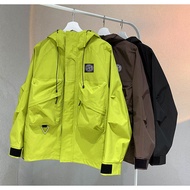 Hot Sale Stone island Men's Outdoor Breathable Long-sleeved Hooded Jacket Waterproof and Windproof J