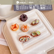 Food And Play Refrigerator Magnet Baking Memo Sticker Decoration French Alkaline Water Bread Magneti