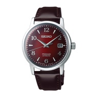 [Watchspree] Seiko Presage (Japan Made) Automatic Dark Brown Calf Leather Strap Watch SRPE41J1