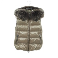 [Used] DUVETICA Down Vest with Hood, Nylon Vest, Women's, Used B