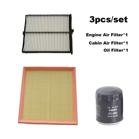3pcs Filter Set For Hongqi H5 1.5T(30TD) 2020-2022/ Hong Qi HS5 2.0T 2019-2023 Engine Cabin AC Air O