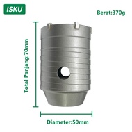 ISKU mata bor hole saw lubang tembok beton/hollow core saw beton/pelubang beton tembok pipa drill bi