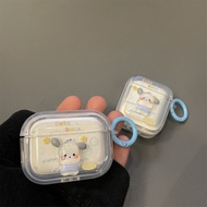 Cute Pochacco decoration Airpods Case For AirPods 1st/2nd Generation Earphone Cover Airpods pro Protective Case Airpods 3rd Generation Soft TPU Case