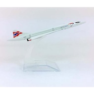 Concord British Airways Static Plane Model 16cm