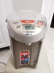 象印日本製VE真空保溫省電熱水瓶，CV-DSF40,4L