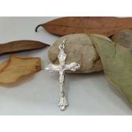 925 pure silver 24 ×43mm Jesus Crucifix Cross Religious men's pendant