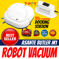 Asante Butler M1 Robot Vacuum Cleaner with Smart Charging Docking Station