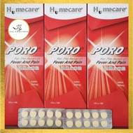 Homecare Poro Paracetamol 止痛 退烧 500mg 10's