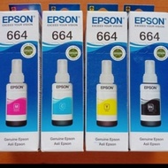 (1set) tinta Epson 664 for printer L120 L210 L310 L360(model terbaru)