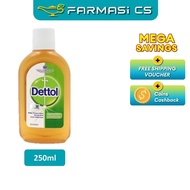 Dettol Antiseptic Germicide Liquid 250ml EXP:04/2027 (Kills 99.9% germs & bacteria) Antibacterial