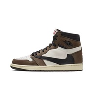 Basketball Shoes 1aj Dark Brown Genuine Leather High Quality High Quality Style O8O2