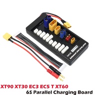 XT90 XT30 EC3 EC5 T XT60 6S Connector Lipo Battery Charger Board 2-6S For Imax B6 B6AC IDST Q6 Lite 
