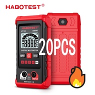 HABOTEST 20PCS HT123 Digital Multimeter Auto Range Multi-meter 4000 Counts True RMS Measuring AC/DC 