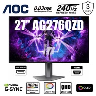 AOC 27" AGON PRO AG276QZD 0.03ms 240Hz QHD OLED Gaming Monitor (HDR10/G-SYNC Compatible)
