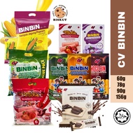 CV BINBIN Snack Assorted Flavours | Biskut Jagung, Coklat & Strawberi | 60g / 78g / 90g / 156g HALAL