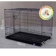 Pet Cage (Front & Top Door) 30"x20"x24" H 6305 Black