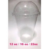 12oz PP Cup with "DOME LID" [ 100sets ] Benxon - PP360 - Disposable Plastic Cup - 12 oz