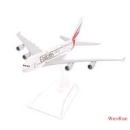 WenRan 16cm 1:400 Metal Aircraft Replica Airlines A380 Airplane Diecast Model Aviation Plane