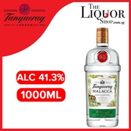 (1L) Tanqueray Malacca Distilled Gin Exotic Botanicals Peppercorn, Rose &amp; Clove 41.3%