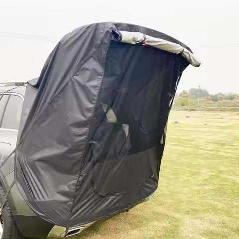 car camping tent Car Trunk Tent SUV Cabin Tent Camping Lightweight Canopy Compact Shelter Rear Tent 