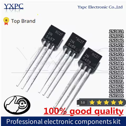 10pcs 2N3819 2N4125 2N5060 2N5457 2N5458 2N5459 2N5460 2N5484 2N5485 2N5486 2N5609 2N5771 2N6027 2N6