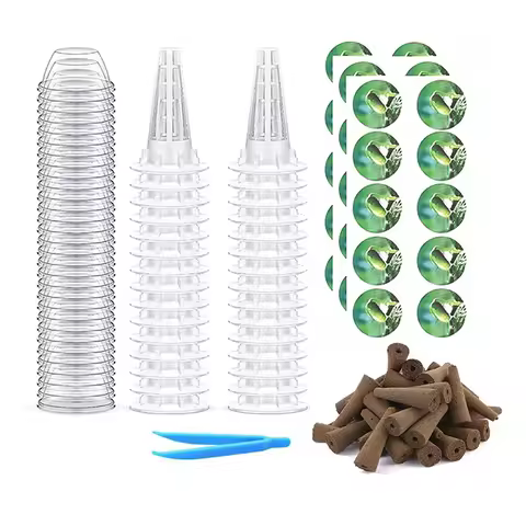 121 Pcs Seed Pods Kit , Suitable For Hydroponics Growing System For Plants, Outdoor And Indoor Hydro