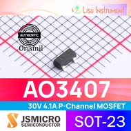 AO3407 30V 4.1A Single P-Channel MOSFET 3407 A79T SOT-23 JSMSEMI