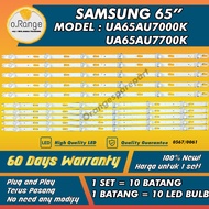 UA65AU7000K / UA65AU7700K SAMSUNG 65" LED TV BACKLIGHT(LAMPU TV) SAMSUNG 65 INCH LED TV BACKLIGHT 65