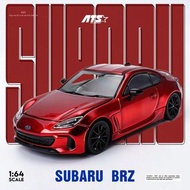 [訂購] 1∶64 車模 SUBARU BRZ - 開蓋版 金屬紅 合金汽車模型