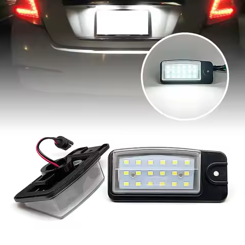 2Pcs LED License Plate Light For Nissan X-Trail NV1500 Murano Altima For Infiniti Q45 EX25 FX35 QX50