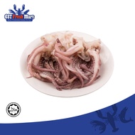 FROZEN SQUID TENTACLES 500GM/PKT 冷冻鱿鱼须 - GST FRESH MART