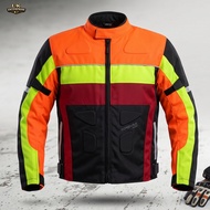 Premium Waterproof Cordura Riding Jacket with D3O Armor - All-Season Biker Jacket with Thermal Liner