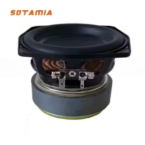 SOTAMIA 1Pcs 4 Inch Subwoofer Audio Speaker 4 Ohm 40W Super Bass Hifi Music Home Theater Sound Louds