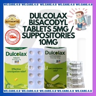 DULCOLAX BISACODYL SUPPOSITORIES 10MG / TABLETS 5MG [ CONSTIPATION ] [ TABLETS ]