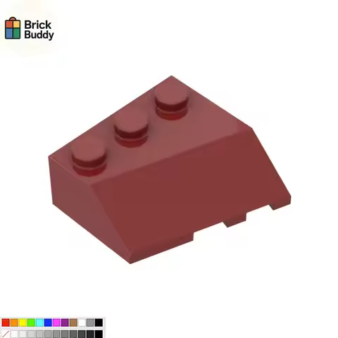 [27Pcs] [50G] MOC Building Blocks Parts 42862 2x3 Beveled Wedge Bricks (Left )