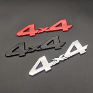 3d Metal Chrome Black Logo 4x4 Stickers Car Rear Letters Badge 4x4 Emblem for Toyota TUNDRA 4x4 Deca